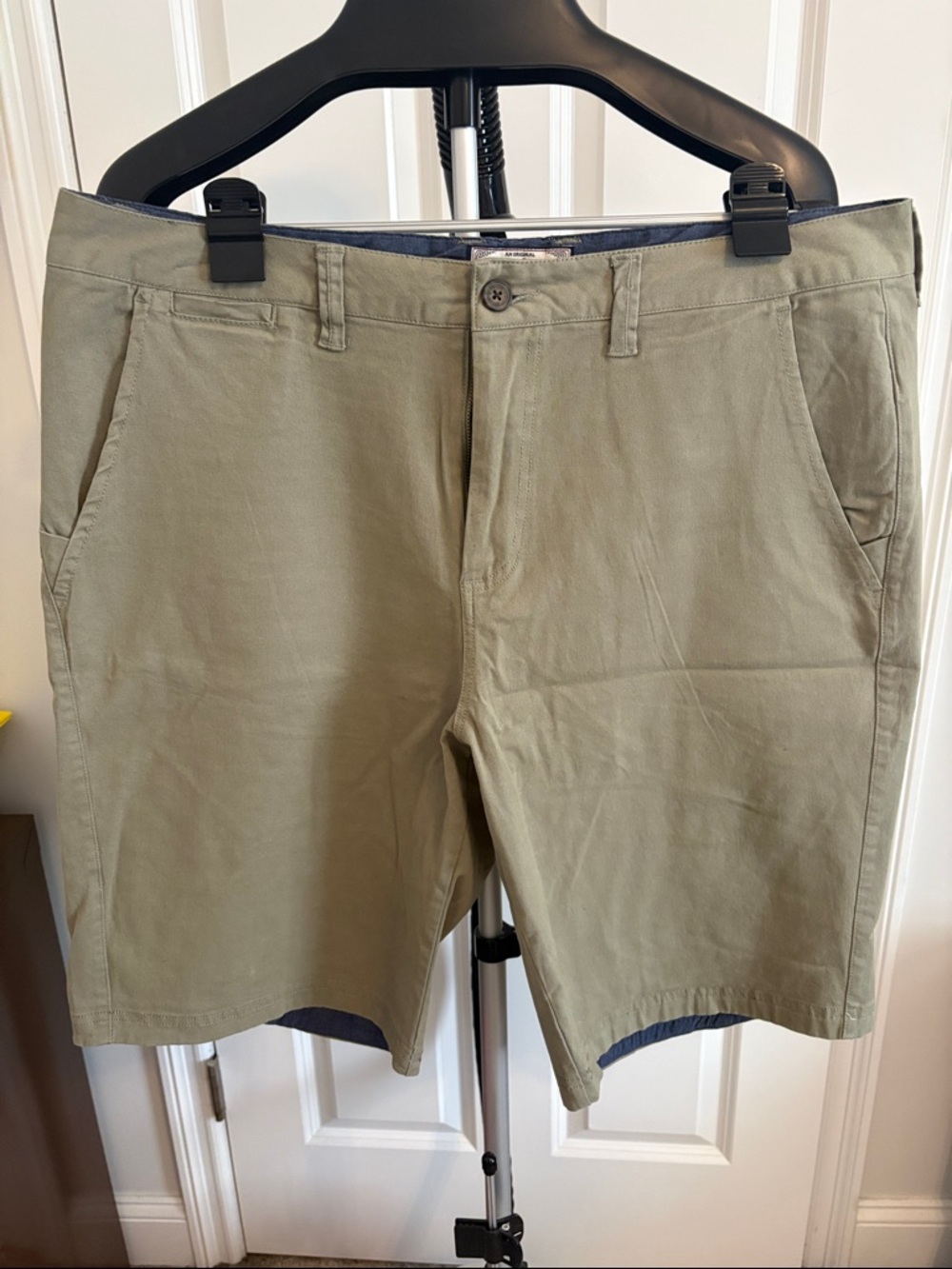 Men's Flag & Anthem Olive Shorts
